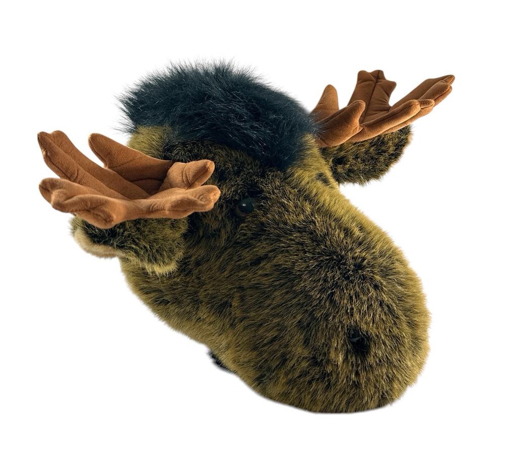 Stuffed Animal House Plush Moose Head Wall Mount Faux Taxidermy Canada 22”